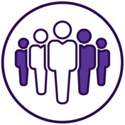 40% of people shaded icon